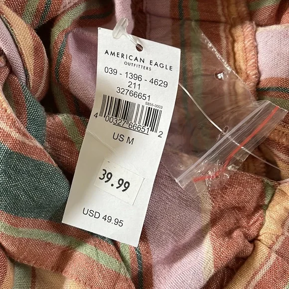 NWT American Eagle Striped Jumpsuit size medium - Picture 5 of 7